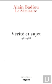 Le Seminaire - Verite Et Sujet