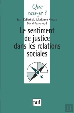 Bertrand.pt - Le Sentiment De Justice Dans Les Relations Sociales