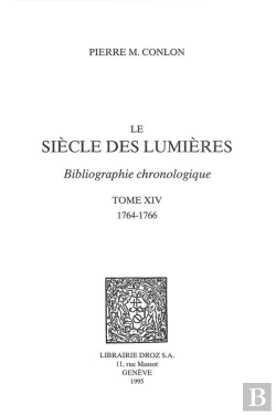 Bertrand.pt - Le Siecle Des Lumieres. - T14 - Le Siecle Des Lumieres - Bibliographie Chronologique - Tome Xiv - 17