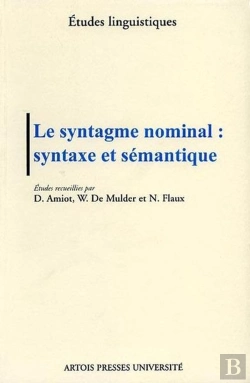 Bertrand.pt - Le Syntagme Nominal Syntaxe Et Semantique