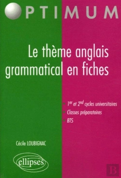 Bertrand.pt - Le Theme Anglais Grammatical En Fiches