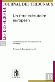 Le Titre Executoire Europeen - Djt53