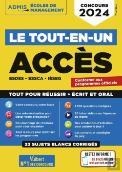 Bertrand.pt - Le Tout-En-Un Accès : 20 Sujets Blancs ; Écrits Et Oraux ; Concours 2024
