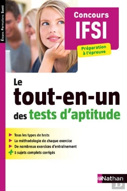 Bertrand.pt - Le Tout-En-Un Des Tests D'Aptitude Concours Ifsi (Etapes Formation Sante) 2015
