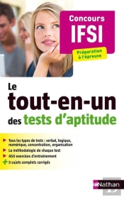 Le Tout-En-Un Des Tests D'Aptitude - Concours Ifsi - Etapes Formations Sante - 2017