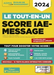 Le Tout-En-Un Score Iae-Message - 12 Sujets Blancs Corriges Interactifs - Fil D'Actu Offert - Select