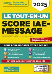 Le Tout-En-Un Score Iae-Message - 13 Tests Blancs - Fil D'Actu Offert : Sélection 2025