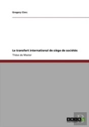 Le Transfert International De Sia*Ge De Socia(C)Ta(C)S