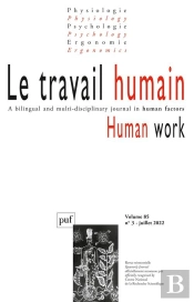 Le Travail Humain 2022, Vol. 85 (3) : Varia