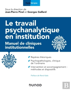 Bertrand.pt - Le Travail Psychanalytique En Institution ; Manuel De Cliniques Institutionnelles