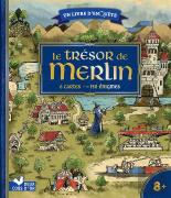 Le Tresor De Merlin - Livre Avec  Cartes Et Loupe