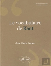 Le Vocabulaire De Kant