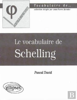 Bertrand.pt - Le Vocabulaire De Schelling