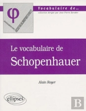 Le Vocabulaire De Schopenhauer