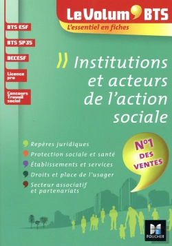 Bertrand.pt - Le Volum' Bts - Institutions Et Acteurs De L'Action Sociale - 4e Edition - Revision