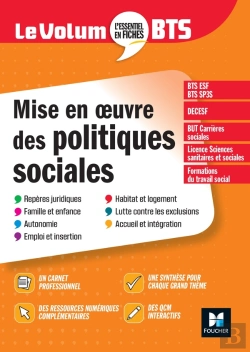 Bertrand.pt - Le Volum' : Mise En Oeuvre Des Politiques Sociales ; Bts (6e Édition)