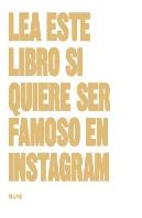 Lea Este Libro Si Quiere Ser Famoso En Instagram