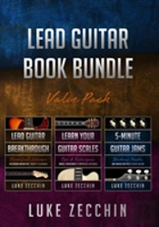 Lead Guitar Book Bundle: Lead Guitar Breakthrough + Learn Your Guitar Scales + 5-Minute Guitar Jams (Books + Online Bonus Material)