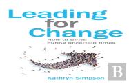 Leading For Change