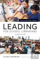 Leading For School Librarians