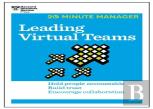 Leading Virtual Teams (Hbr 20-Minute Manager Series)