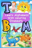 Learn Alphabets With Coloring Dinosaurs