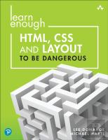 Learn Enough Html, Css And Layout To Be Dangerous