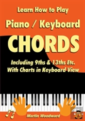 Learn How To Play Piano / Keyboard Chords Including 9ths & 13ths Etc. With Charts In Keyboard View