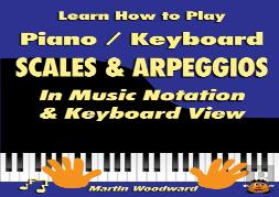 Learn How To Play Piano / Keyboard Scales & Arpeggios: In Music Notation & Keyboard View