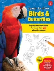 Learn To Draw Birds & Butterflies