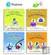 Learn To Read At Home With Bug Club Phonics Alphablocks: Phase 3/4 - Reception Term 2 And 3 (4 Fiction Books) Pack B