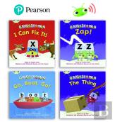 Learn To Read At Home With Bug Club Phonics Alphablocks: Phase 3 - Reception Term 2 (4 Fiction Books) Pack B