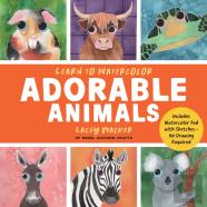 Learn To Watercolor Adorable Animals