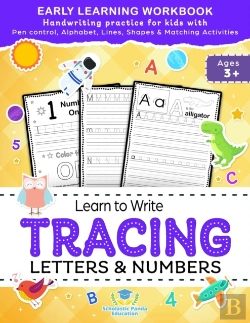 Bertrand.pt - Learn To Write Tracing Letters & Numbers, Early Learning Workbook, Ages 3 4 5