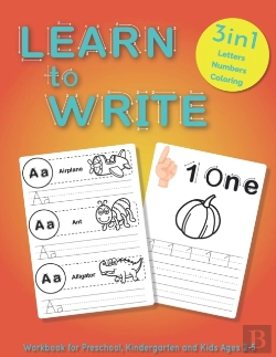 Bertrand.pt - Learn To Write Workbook For Preschool, Kindergarten And Kids Ages 2-5
