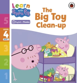 Bertrand.pt - Learn With Peppa Phonics Level 4 Book 1   The Big Toy Clean-Up (Phonics Reader)
