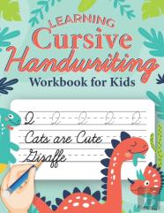 Learning Cursive Handwriting Workbook For Kids