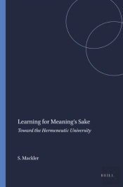 Learning For Meaning'S Sake