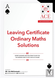 Leaving Certificate Ordinary Maths Solutions 2018/2019