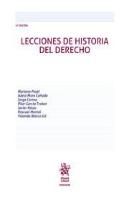 Lecciones De Historia Del Derecho 2ª Edicion