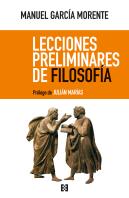 Lecciones Preliminares De Filosofía