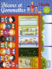 L'École ; Décors Et Gommette