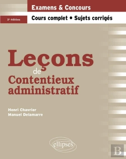 Bertrand.pt - Leçon De Contentieux Administratif (2e Édition)