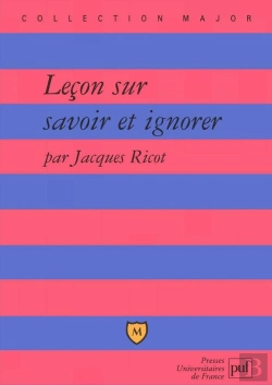 Bertrand.pt - Leçon Sur Savoir Et Ignorer