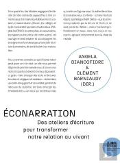 L'Éconarration : Des Ateliers D'Écriture Pour Transformer Notre Relation Au Vivant