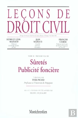 Bertrand.pt - Lecons De Droit Civil ; T.3/1 Les Suretes