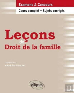 Bertrand.pt - Leçons De Droit De La Famille. Cours Complet Et Sujets Corrigés