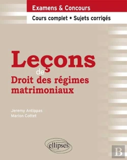 Bertrand.pt - Leçons De Droit Des Régimes Matrimoniaux