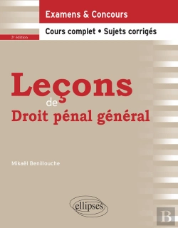 Bertrand.pt - Leçons De Droit Pénal Général - 3e Édition