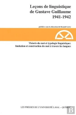 Bertrand.pt - Leçons De Linguistique De Gustave Guillaume 1941/1942 Tome 17